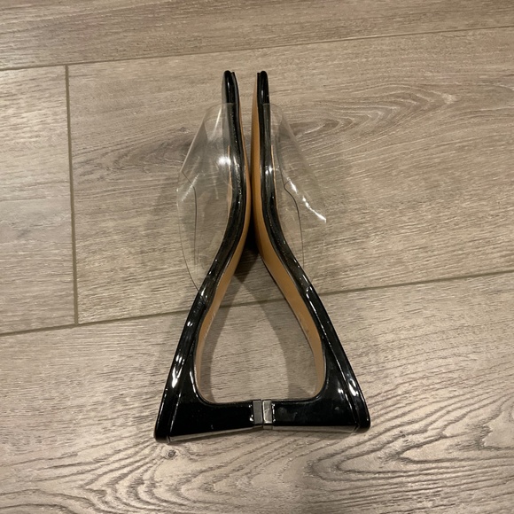 TORGEIS Amzryllis Sandal Black Clear Size 8 NWOT - Picture 8 of 9